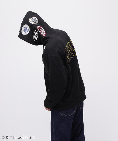 限定コラボ！AVIREXSTAR WARS/スターウォーズ☆ワッペンフーディ AVIREX｜《STAR WARS COLLECTION》PATCH HOODIE / ワッペン