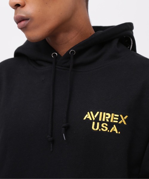 STAR WARS(スターウォーズ)の「《STAR WARS COLLECTION》PATCH HOODIE / ワッペン フーディー / スター・ウォーズ / AVIREX / アヴィレックス(パーカー・メンズ・ベージュ/ブラック/グレー・XX-LARGE/X-LARGE/LARGE/MEDIUM)」の10枚目の写真