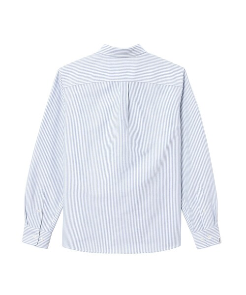 AIGLE(エーグル)の「速乾ストライプオックスフォードシャツ(シャツ/ブラウス・メンズ・セージグリーン/ライトブルー・L/M/XL/S)」の21枚目の写真