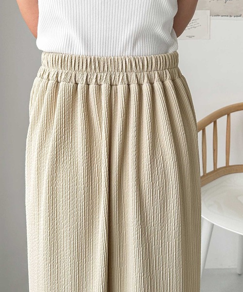 GeeRA（ジーラ）の「【S-XLサイズ展開】すっきり見え！セルフカットストレートタイトロングスカート（スカート・レディース・ベージュ/チャコール/ブラック/モカ・LARGE/X-LARGE/MEDIUM/SMALL）」の7枚目の写真