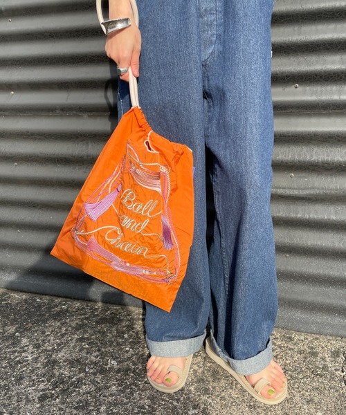 BALL&CHAIN/ボールアンドチェーン] TASSEL 刺繍デザインナイロン