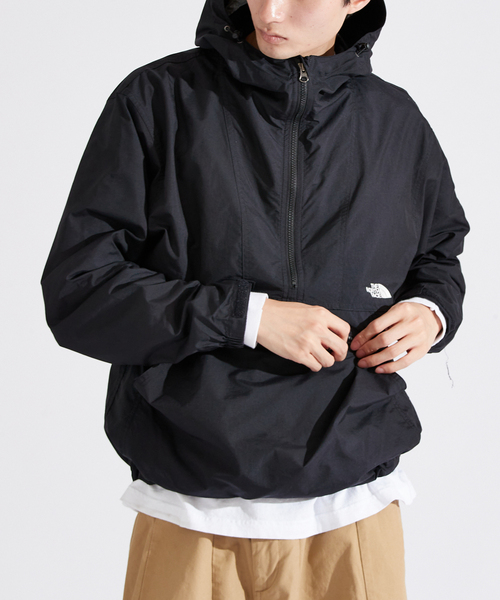 WISM(ウィズム)の「《EC限定》THE NORTH FACE / ザ ノースフェイス Compact Anorak NP22333(ブルゾン・メンズ・ブラック/ホワイト系その他・MEDIUM/LARGE/X-LARGE)」の6枚目の写真