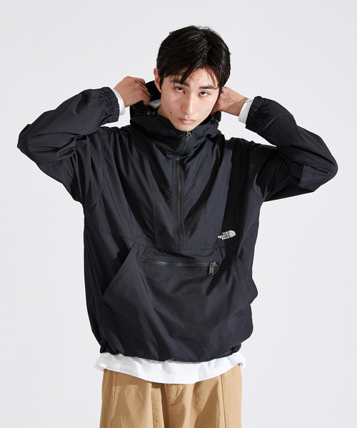 WISM(ウィズム)の「《EC限定》THE NORTH FACE / ザ ノースフェイス Compact Anorak NP22333(ブルゾン・メンズ・ブラック/ホワイト系その他・MEDIUM/LARGE/X-LARGE)」の7枚目の写真