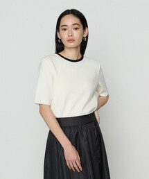 COMME CA | ボーダー／バイカラー プルオーバー(ニット/セーター)