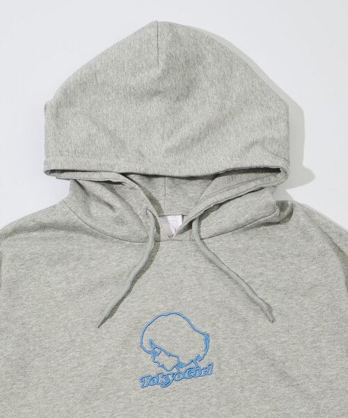 TOKYOGIRL（トーキョーガール）の「WEB限定/2サイズ【TOKYO GIRL/東京ガール】3D刺繍ロゴパーカー（パーカー・レディース・ホワイト/ブラック/グレー・MEDIUM/LARGE）」の14枚目の写真