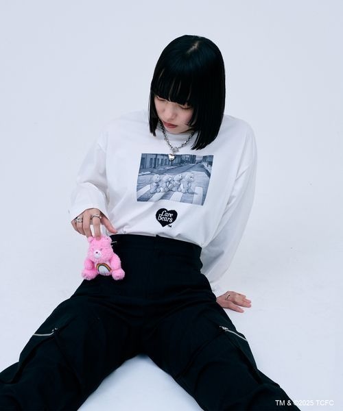 PAGEBOY(ページボーイ)の「【ケアベア×PAGEBOY】アソートロンT(Tシャツ/カットソー・レディース・ブラック/ネイビー/ホワイト系その他4/オフホワイト・FREE)」の8枚目の写真