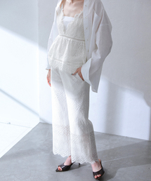 【洗える】ウォッシャブルレースパンツ