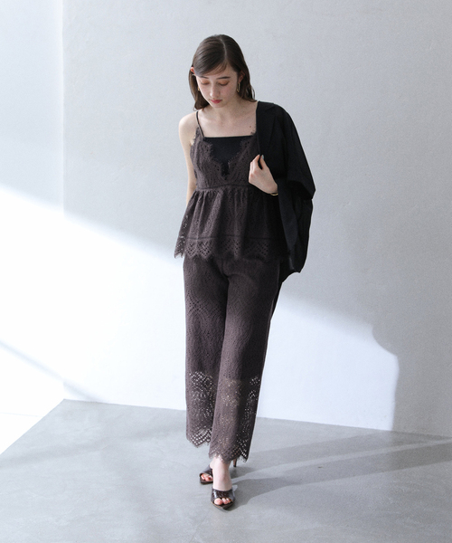 洗える】ウォッシャブルレースパンツ（その他パンツ）｜La