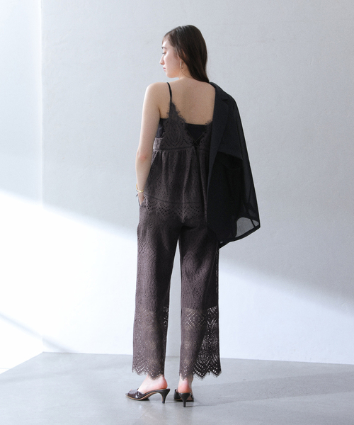 La TOTALITE（ラトータリテ）の「【洗える】ウォッシャブルレースパンツ（その他パンツ・レディース・ホワイト/ブラウン・36/38/40）」の15枚目の写真