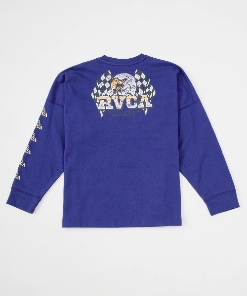 RVCA(ルーカ)の「RVCA キッズ SPEED EAGLE LT ロンT 【2025年春夏モデル】/ルーカキッズバックプリント長袖ロンT(Tシャツ/カットソー・キッズ・ホワイト/ブラック/パープル系その他・160/150/130/140)」の3枚目の写真