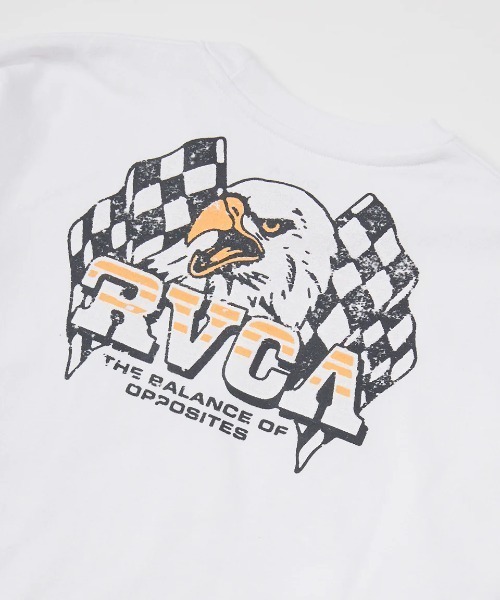 RVCA(ルーカ)の「RVCA キッズ SPEED EAGLE LT ロンT 【2025年春夏モデル】/ルーカキッズバックプリント長袖ロンT(Tシャツ/カットソー・キッズ・ホワイト/ブラック/パープル系その他・160/150/130/140)」の7枚目の写真