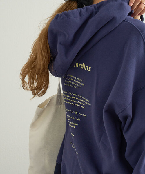 Kastane(カスタネ)の「*【4色展開】B 8GARDEN ZIPフーディー(パーカー・レディース・アイボリー/ネイビー/イエロー/オレンジ・FREE)」の20枚目の写真