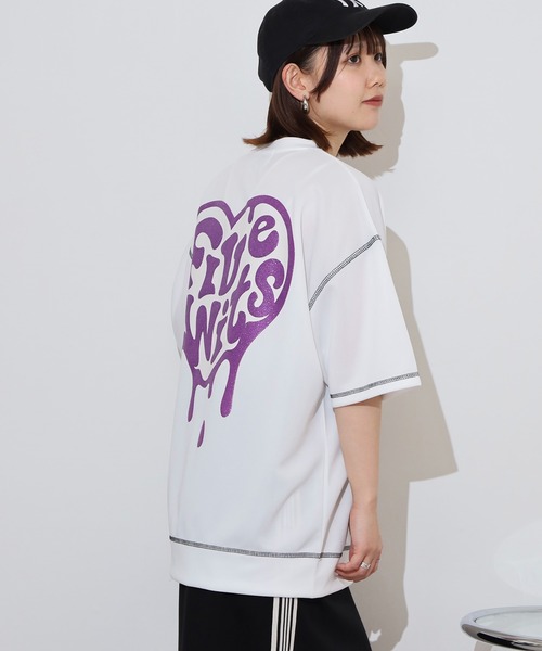 A.T,C in the attic homme（エーティーシーインジアティックオム）の「A.T,C in the attic homme 飾りステッチ プリント/刺繍 半袖Tシャツ（Tシャツ/カットソー・メンズ・ブラック系2/ホワイト系1/ホワイト系2/ブラック系1/ブラック系3/ホワイト系3・M/L）」の9枚目の写真