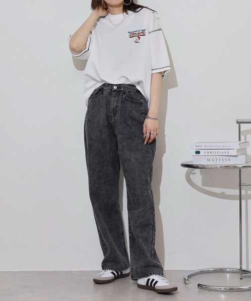 A.T,C in the attic homme（エーティーシーインジアティックオム）の「A.T,C in the attic homme 飾りステッチ プリント/刺繍 半袖Tシャツ（Tシャツ/カットソー・メンズ・ブラック系2/ホワイト系1/ホワイト系2/ブラック系1/ブラック系3/ホワイト系3・M/L）」の17枚目の写真
