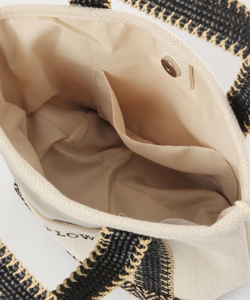 BAYFLOW（ベイフロー）の「[500mlのボトルや長財布も入る]25SヘリンボンロゴトートS（トートバッグ・レディース・ナチュラル・FREE）」の13枚目の写真