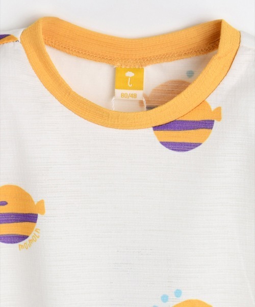 moimoln(モイモルン)の「【セットアップ】マリン半袖トップス&パンツ(セットアップ・キッズ・グリーン/イエロー/ブルー・120cm/110cm/100cm/90cm/80cm)」の13枚目の写真
