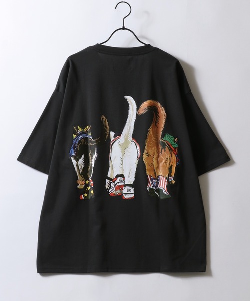 新品未開封 CATS FIGHT- キャッツ ファイトptオーバーサイズTシャツ 楽天市場】(ハオミン) HAOMING×ANIMAL FRUIT OF THE LOOM コラボ