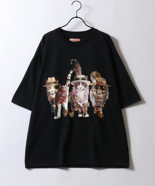 新品未開封 CATS FIGHT- キャッツ ファイトptオーバーサイズTシャツ 新品 NIKE 渋谷 オープン記念 限定 Tシャツ 3XL CZ5064-100 風車