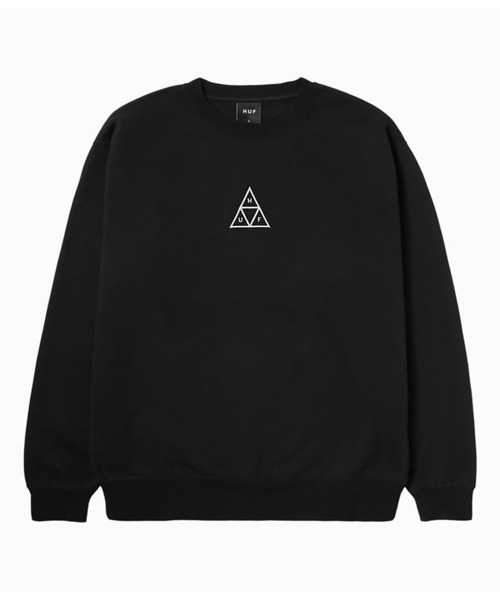 HUF(ハフ)の「【 HUF / SET TRIPLE TRIANGLE CREWNECK 】- ハフ セット トリプル トライアングル スウェット(スウェット・メンズ・キャメル/ブラック・L/M/XL)」の2枚目の写真