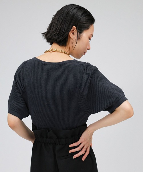 BABYLONE（バビロン）の「カコウリブプルオーバー（Tシャツ/カットソー・レディース・ブラック/ホワイト・フリー）」の17枚目の写真