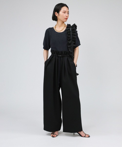 BABYLON 売れ筋商品|||バビロン Tシャツ トップス レディース Tops Black BABYLONE（バビロン）の「オフショルカットソー（Tシャツ