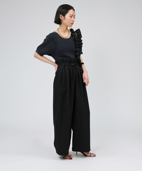 BABYLONE（バビロン）の「カコウリブプルオーバー（Tシャツ/カットソー・レディース・ブラック/ホワイト・フリー）」の21枚目の写真