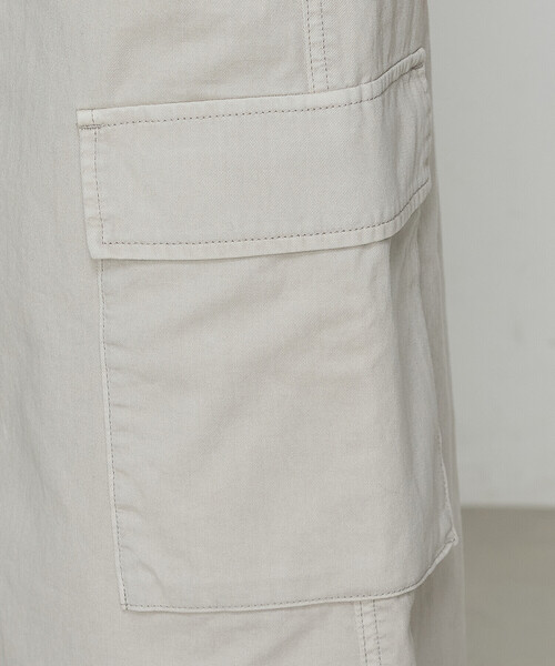 COMME CA（コムサ）の「80ozコットン逆目ツイル ロングスカート（スカート・レディース・ベージュ/グレイッシュベージュ・11号/9号）」の17枚目の写真