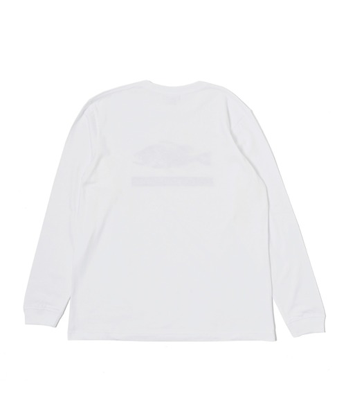 NOTHINKER(ノーシンカー)の「Digital Fisher Long T-shirt(Tシャツ/カットソー・メンズ・ホワイト・LARGE/X-LARGE/MEDIUM/SMALL/XX-LARGE)」の3枚目の写真