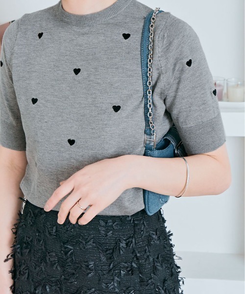 今季モデル❤️PING ❤️新品未使用❤️半袖ニット　Lサイズ キラキラシルバー 今季モデル❤️PING ❤️新品未使用❤️半袖ニット Lサイズ