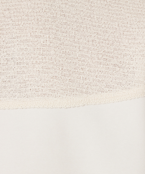 DESIGNWORKS(デザインワークス)の「【ストレッチポンチ】ニット ドッキング Tシャツ(Tシャツ/カットソー・メンズ・ライトグレー/ホワイト/ブラック・46/50/48)」の11枚目の写真