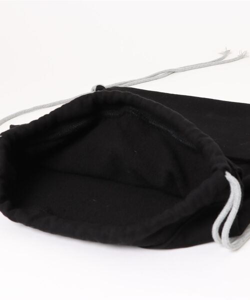 Never mind the XU / Chikashitsu+（ネバーマインド ザ エックスユー / チカシツプラス）の「【nmtc+】sweat hood knapsack / 【エヌエムティーシープラス】スウェットフードナップサック（バックパック/リュック・メンズ・グレー/ブラック・ONE SIZE）」の15枚目の写真