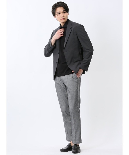 TAKA-Q（タカキュー）の「【WEB限定販売 軽量 ストレッチ ウォッシャブル】ソロテックス 2ボタン ジャケット（テーラードジャケット・メンズ・ネイビー/グレー系その他2・S/MEDIUM/LARGE/X-LARGE/3L）」の11枚目の写真