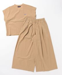THOUSAND MILE(TEUh}C)THOUSAND MILE/TEUh}C FRENCH SLEEVE SHIRT&WIDE PANTS SET t`X[uVcChpc ZbgAbv+obOi3_Zbgj(ZbgAbv)