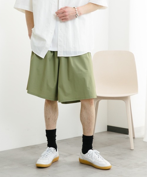 SENSE OF PLACE by URBAN RESEARCH(センスオブプレイスバイアーバンリサーチ)の「4WAYストレッチショートパンツ(その他パンツ・メンズ・ブラック/チャコールグレー/ライトカーキ・LARGE/MEDIUM)」の4枚目の写真
