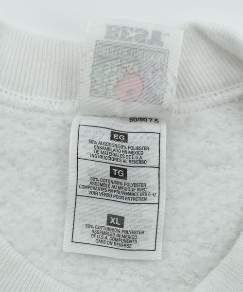 LABORATORY R(ラボラトリーアール)の「【ヴィンテージ古着】90’s Fruit of the Loom “FIESTA BOWL” カレッジ スウェット(スウェット・メンズ・ホワイト・X-LARGE)」の10枚目の写真