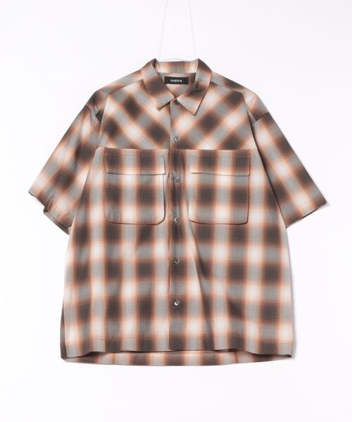 ZUCCa（ズッカ）の「オンブレーチェック / シャツ / S（シャツ/ブラウス・メンズ・ライトグレー/ブラウン/ブルー・M size）」の2枚目の写真