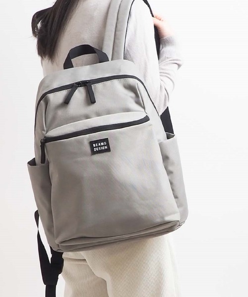 BEAMS DESIGN(ビームス デザイン)の「BEAMSDESIGN(ビームスデザイン)Every One バックパック(バックパック/リュック・メンズ・ブラウン/ベージュ/パープル/グレー/ブラック・FREE)」の3枚目の写真