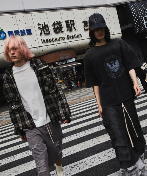 DankeSchon/ダンケシェーン/DAMAGE DUCK WKNEE SHORTS（その他パンツ