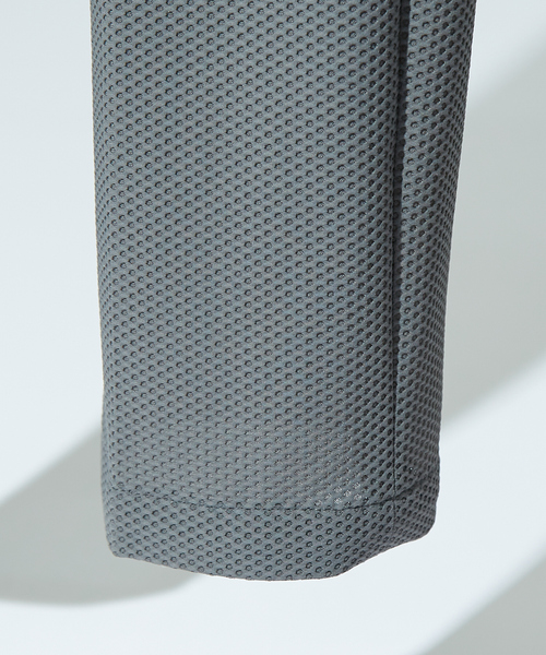 DESIGNWORKS（デザインワークス）の「【定番 / セットアップ対応】ナイロントリコットメッシュ パンツ/スラックス（スラックス・メンズ・ブラック/グレー/ストライプ・44/46/48/50/52）」の12枚目の写真