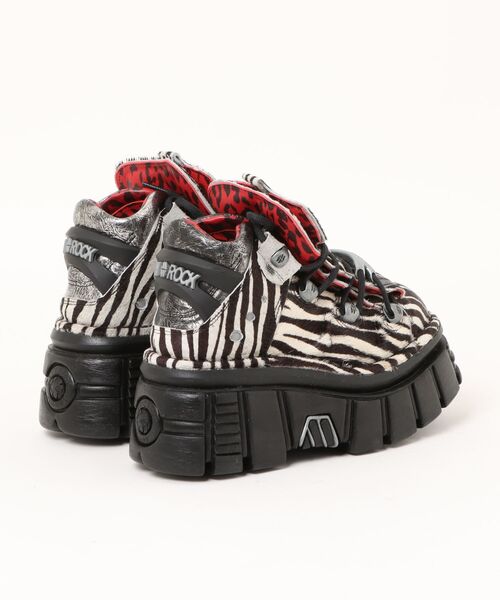 NEW ROCK（ニューロック）の「NEW ROCK/ニューロック/ANKLE BOOT ANIMAL PRINT TOWER WITH LACES M-MET011-C9（スニーカー・レディース・その他24・38/37/40/39/36）」の4枚目の写真