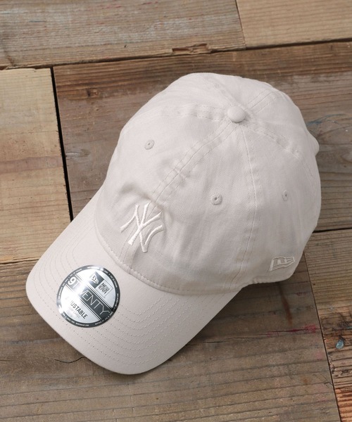 NEW ERA（ニューエラ）の「【NEW ERA(ニューエラ)】9TWENTY Cotton Flax（MEN)（キャップ・メンズ・ベビーピンク/ナチュラル/ネイビー/ライトブルー・FREE）」の2枚目の写真