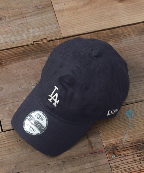 NEW ERA（ニューエラ）の「【NEW ERA(ニューエラ)】9TWENTY Cotton Flax（MEN)（キャップ・メンズ・ベビーピンク/ナチュラル/ネイビー/ライトブルー・FREE）」の3枚目の写真