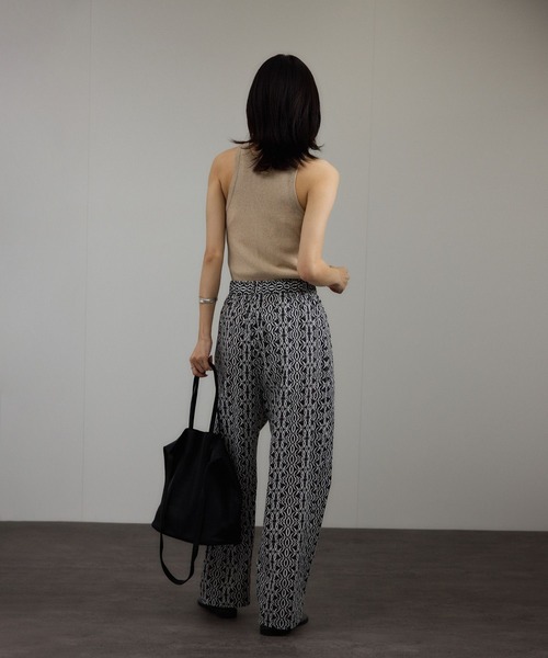 SALON adam et rope'（サロン アダム エ ロペ）の「リバティイージーパンツ（その他パンツ・レディース・ブルー系その他4/グリーン/ブラック・FREE）」の13枚目の写真