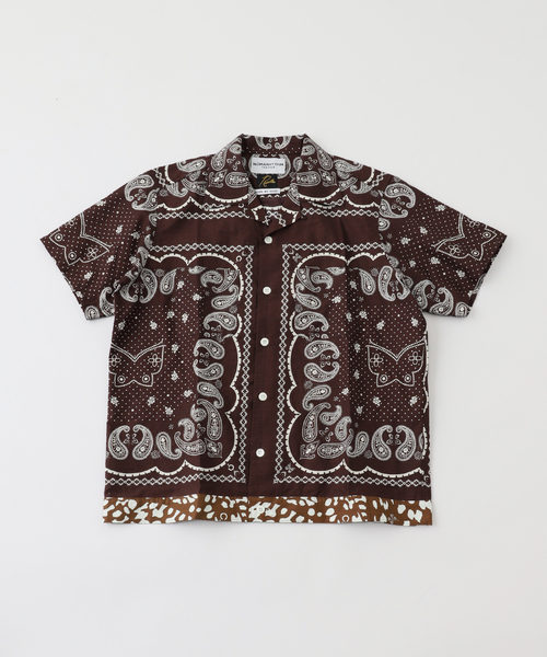 セール】NOMA t.d.(ノーマ ティーディー)Needles Bandana Shirt