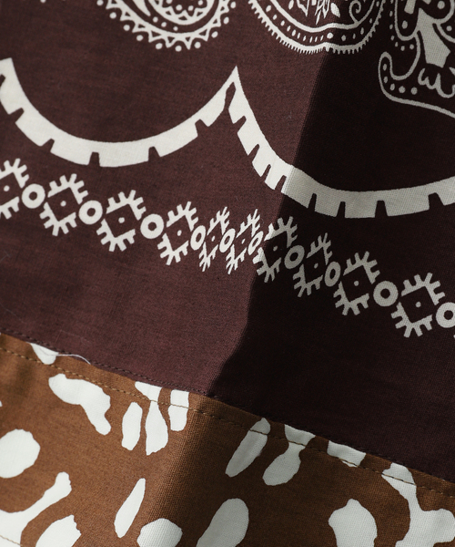NOMA t.d.（ノーマティーディー）の「NOMA t.d.(ノーマ ティーディー)Needles Bandana Shirt（シャツ/ブラウス・メンズ・ブラック/ブラウン・3/4）」の4枚目の写真