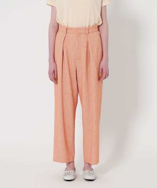 Steven Alan（スティーブンアラン）の「＜Steven Alan＞ツイードライク タックパンツ（その他パンツ・レディース・オレンジ/モカ・S/M）」の8枚目の写真