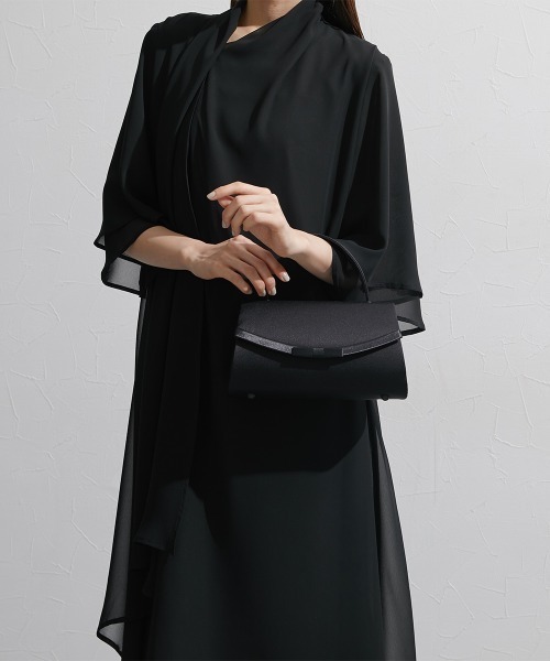 Callarus Black Formal(カラルスブラックフォーマル)の「【喪服・礼服】フォーマルバック〔Callarus〕(ハンドバッグ・レディース・ブラック・FREE)」の5枚目の写真