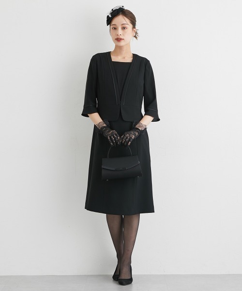 Callarus Black Formal(カラルスブラックフォーマル)の「【喪服・礼服】フォーマルバック〔Callarus〕(ハンドバッグ・レディース・ブラック・FREE)」の7枚目の写真