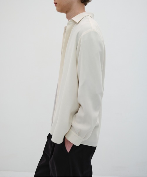 セール】COLD DRY PLEATS ロングスリーブシャツ 防シワ｜軽量｜接触冷