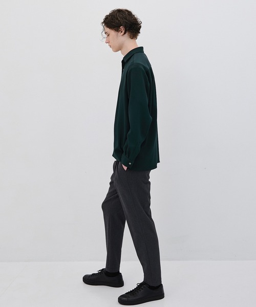 セール】COLD DRY PLEATS ロングスリーブシャツ 防シワ｜軽量｜接触冷